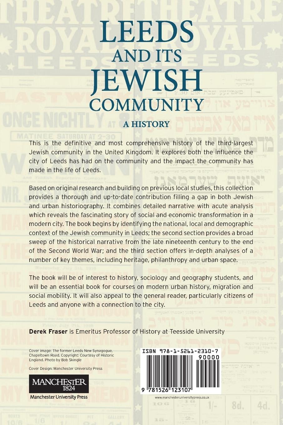 Rückseitencover Leeds and its Jewish community