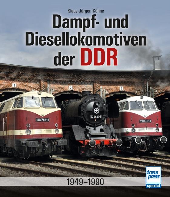 Vorderes Coverbild Dampf- und Diesellokomotiven der DDR