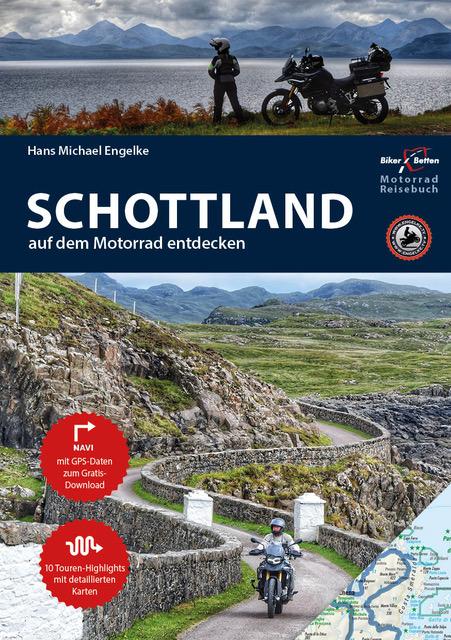 Vorderes Coverbild Motorrad Reiseführer Schottland