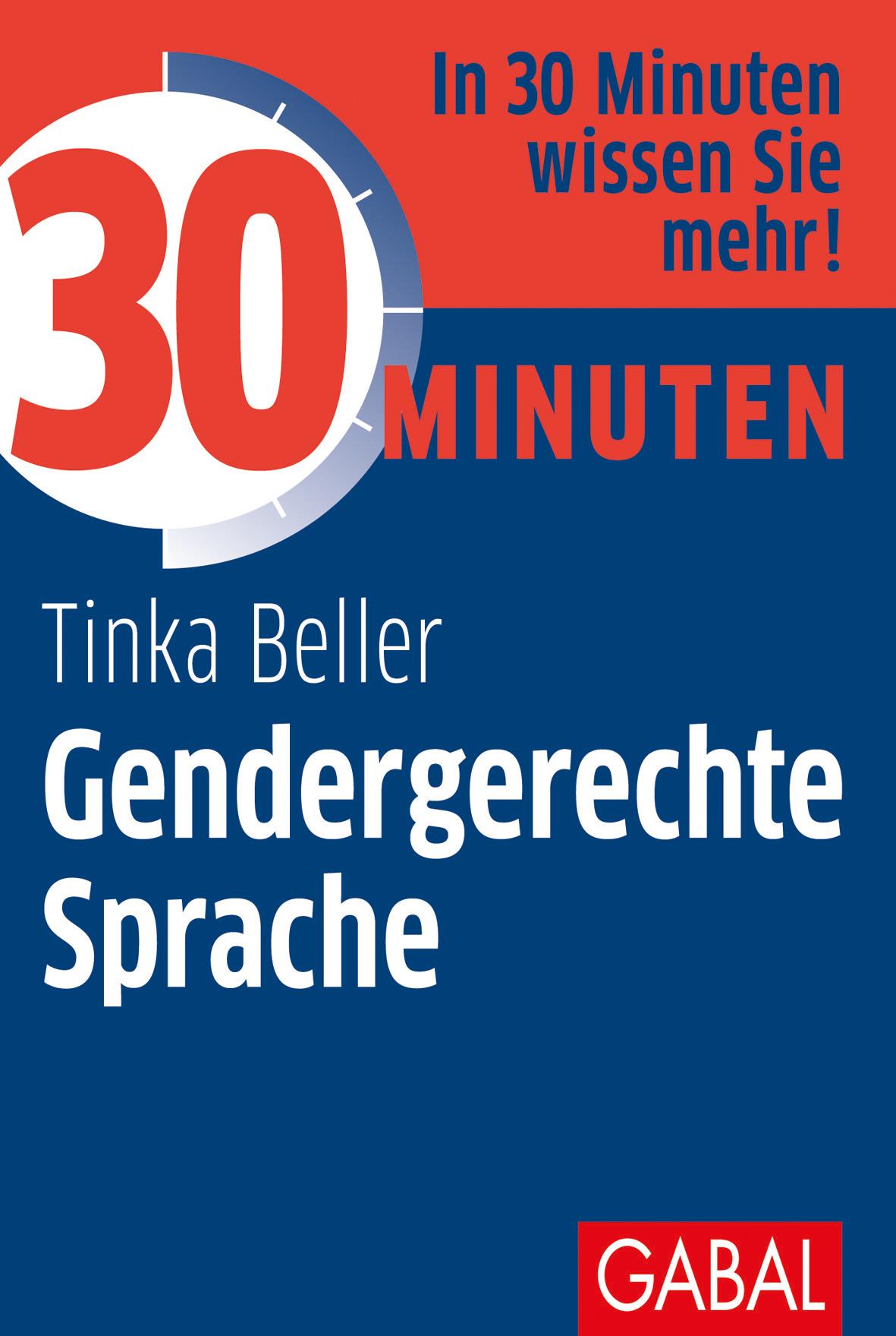 Vorderes Coverbild 30 Minuten Gendergerechte Sprache