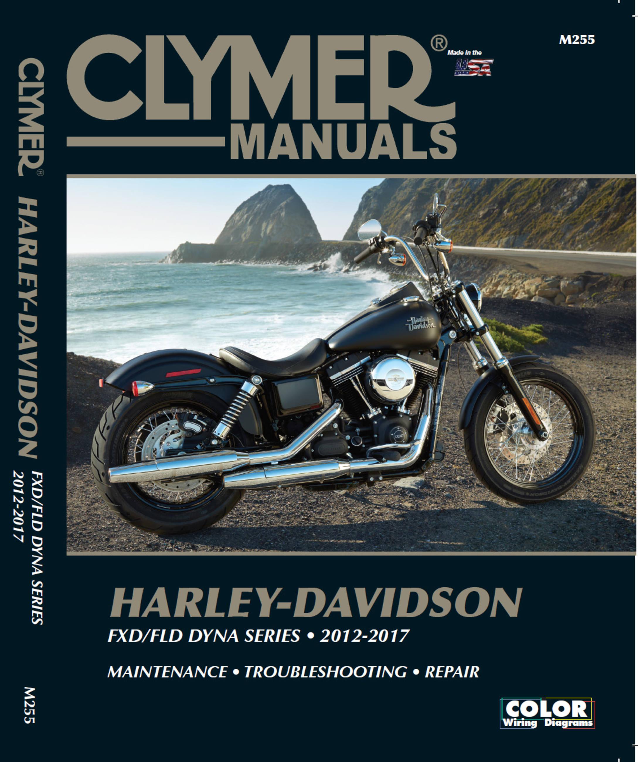 Vorderes Coverbild Harley-Davidson FXD/FLD Dyna Series (12-17) Clymer Repair Manual