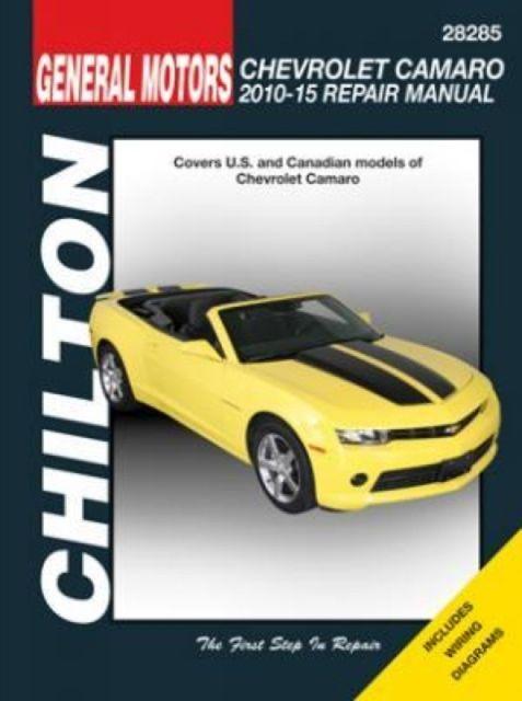 Vorderes Coverbild Chevrolet Camaro (Chilton) (Chilton)