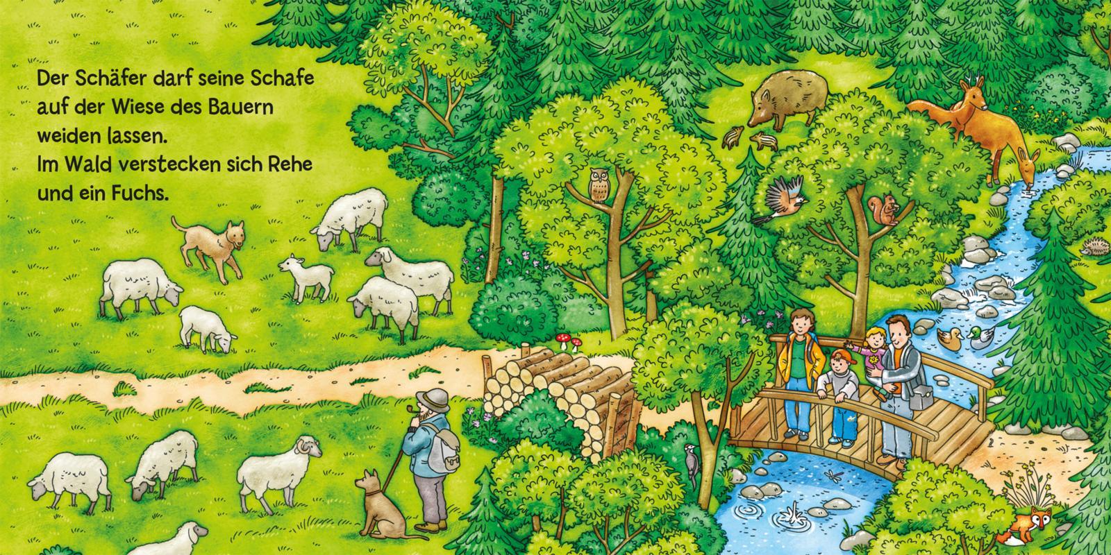 Beispielinhalt (Bild) Buggy-Bücher: Mein Buggy-Wimmelbuch: Bauernhof