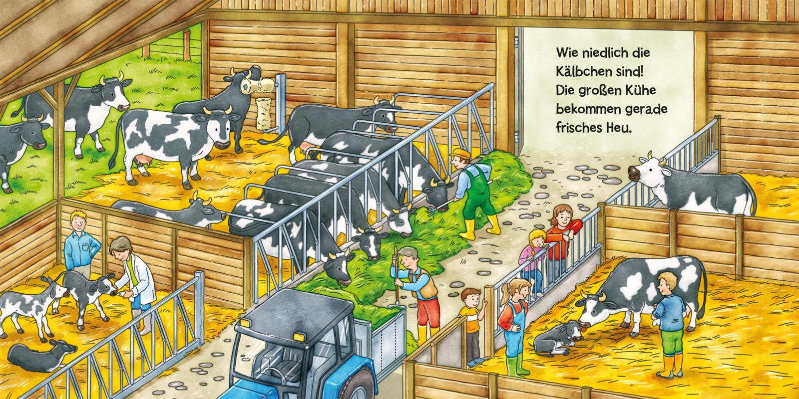 Beispielinhalt (Bild) Buggy-Bücher: Mein Buggy-Wimmelbuch: Bauernhof