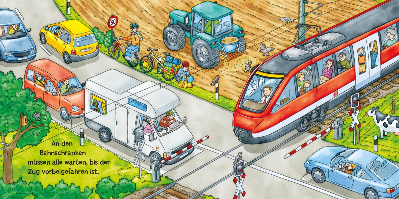 Beispielinhalt (Bild) Buggy-Bücher: Mein Buggy-Wimmelbuch: Fahrzeuge