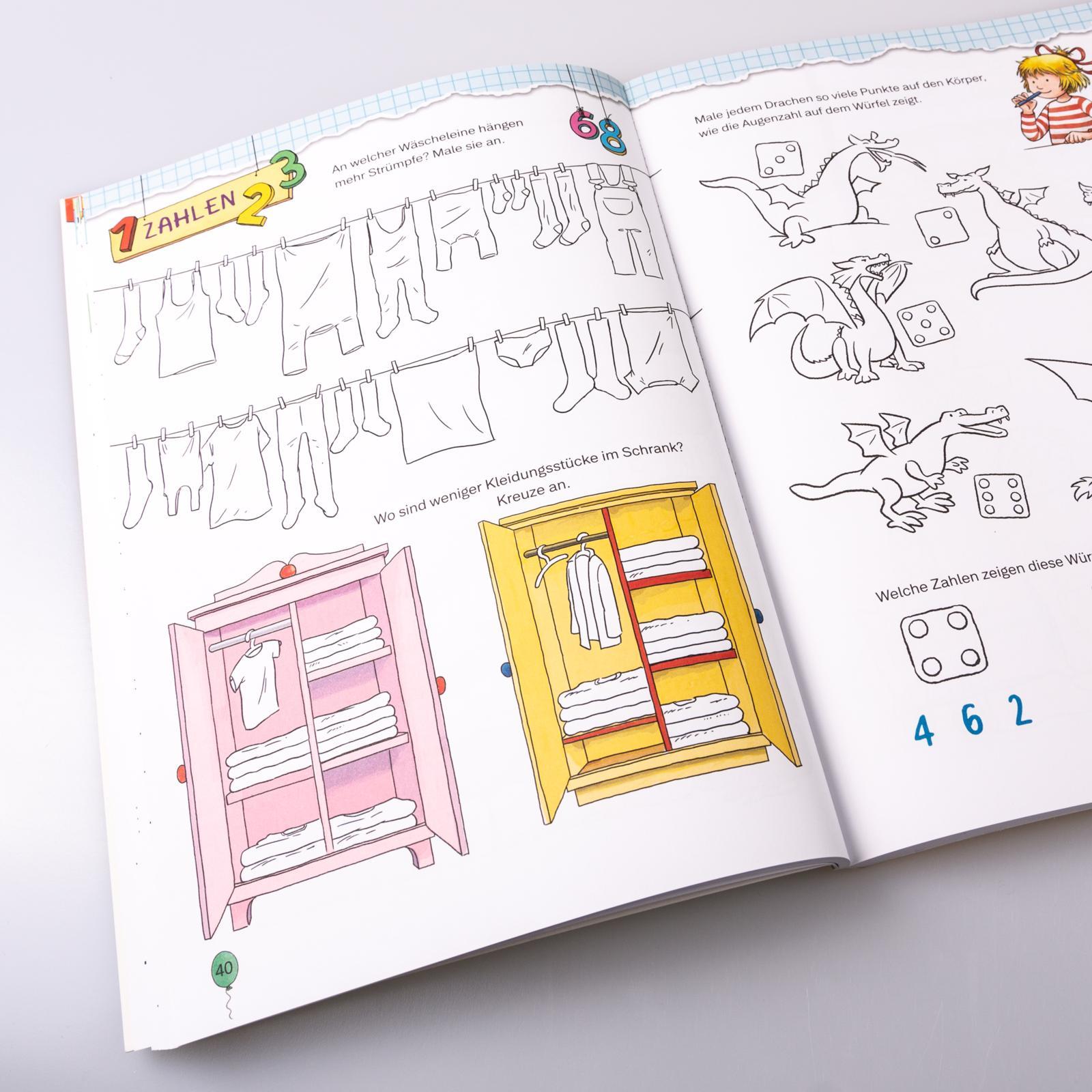 Beispielinhalt (Bild) Conni Gelbe Reihe: Mein superdickes Vorschulbuch