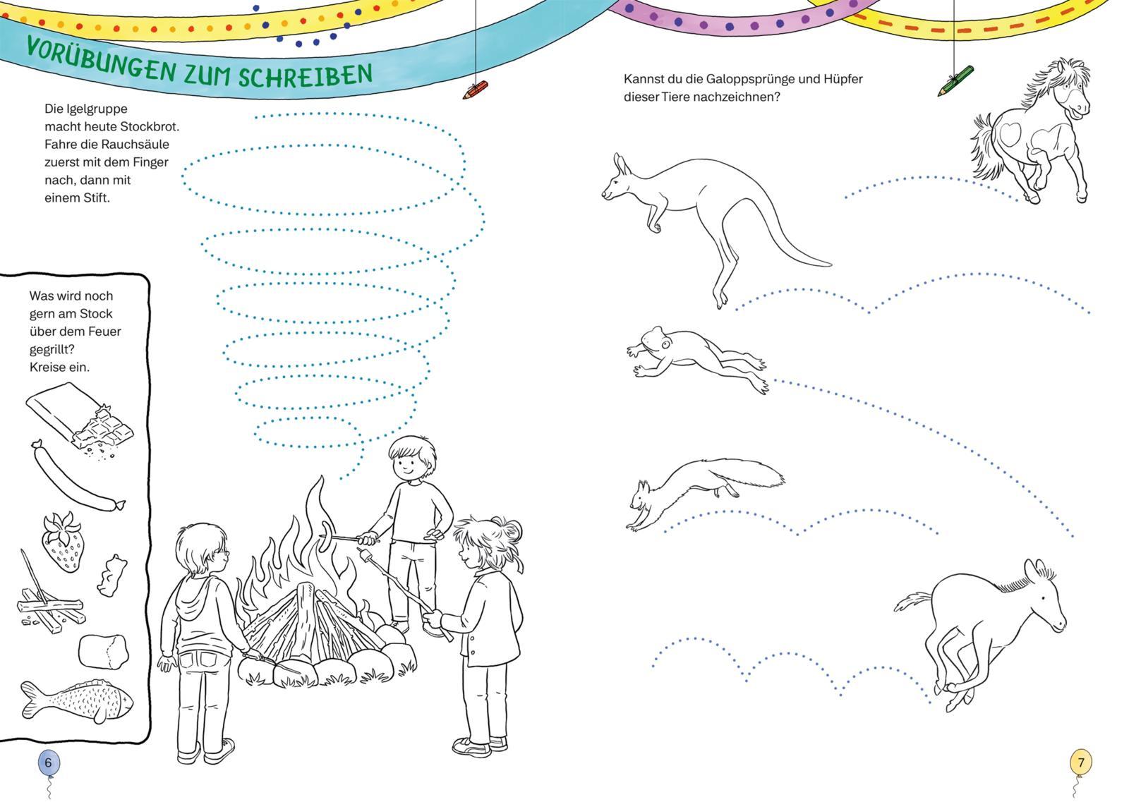 Beispielinhalt (Bild) Conni Gelbe Reihe: Mein superdickes Vorschulbuch