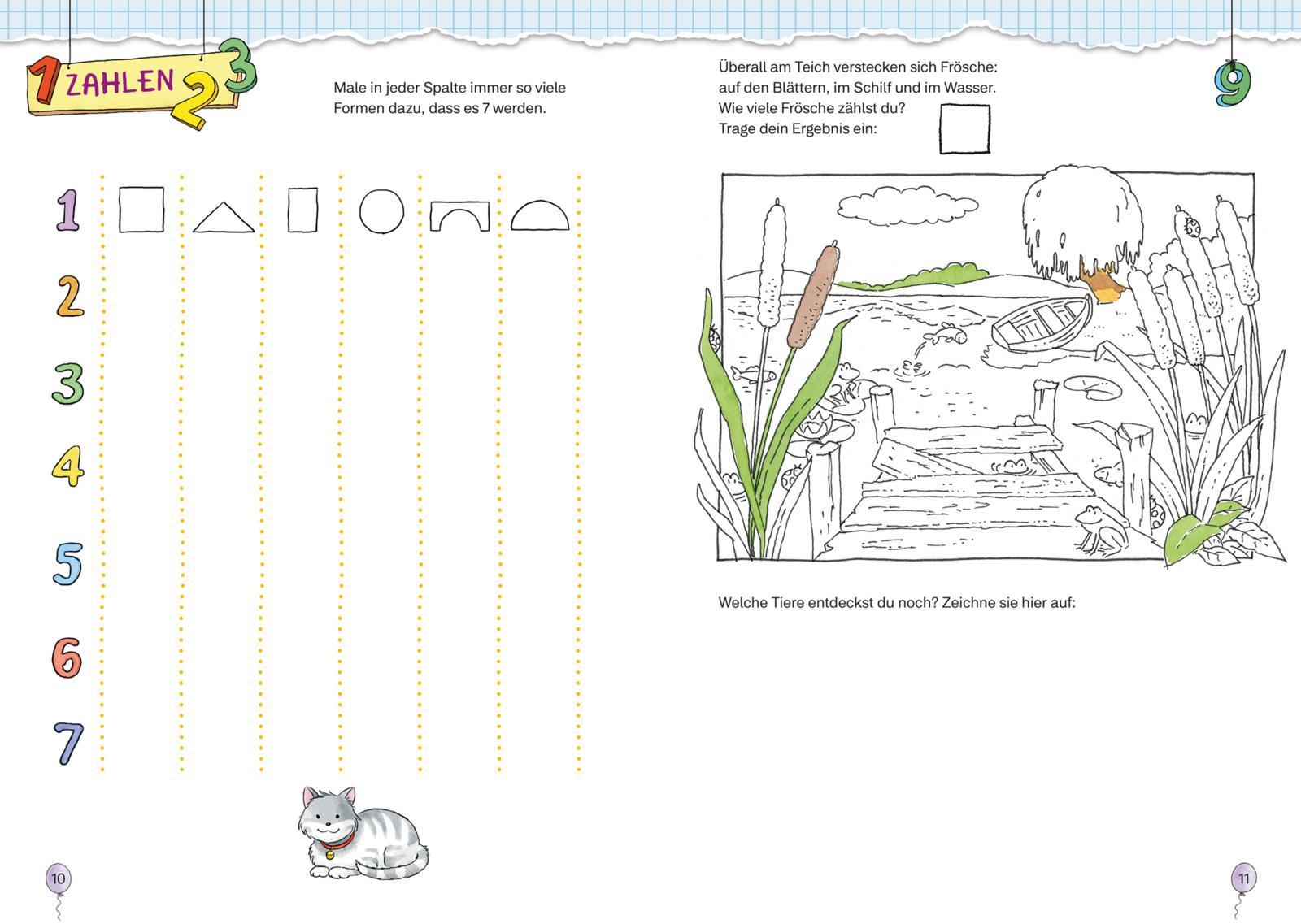 Beispielinhalt (Bild) Conni Gelbe Reihe: Mein superdickes Vorschulbuch