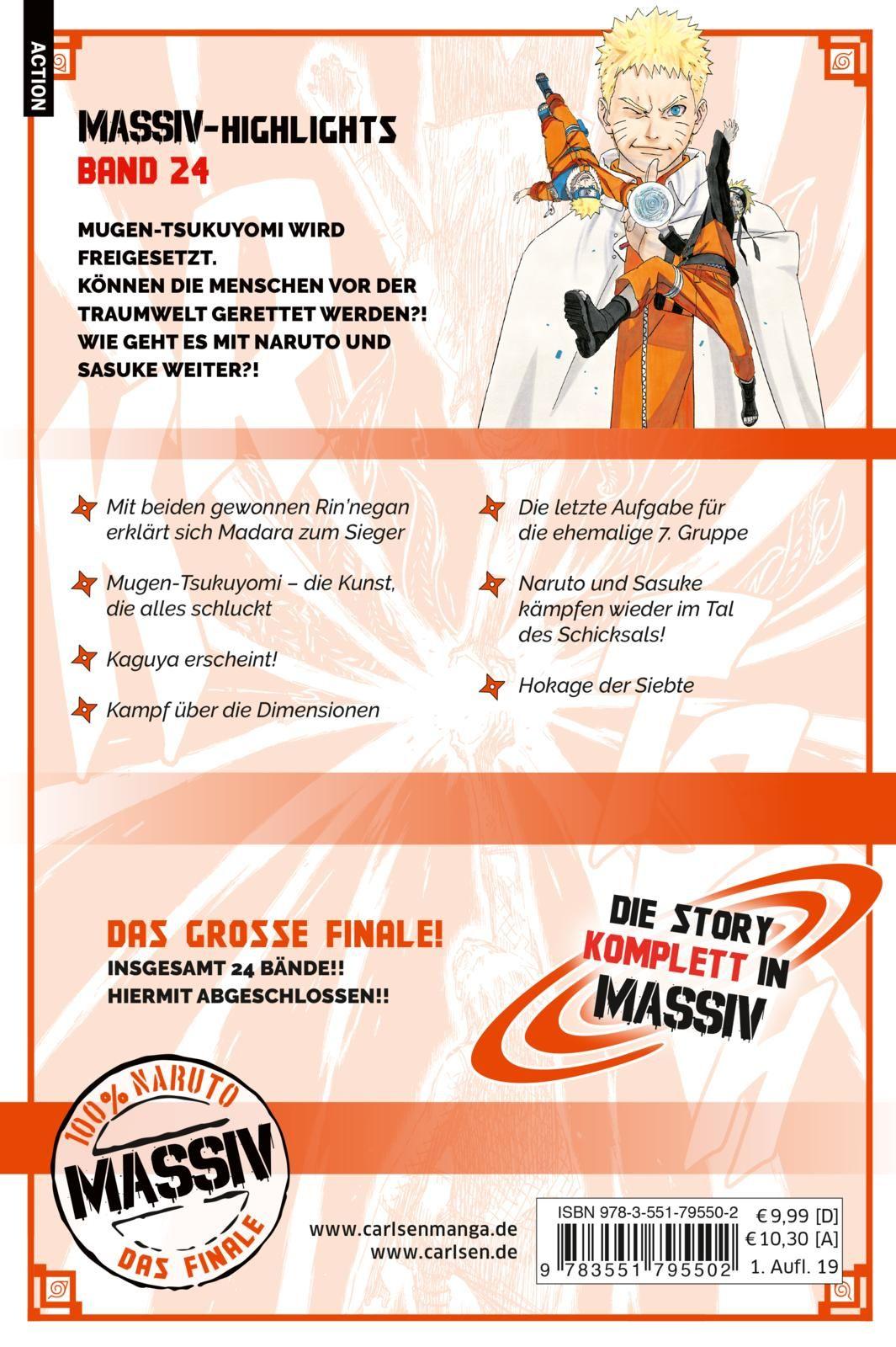 Rückseitencover NARUTO Massiv 24