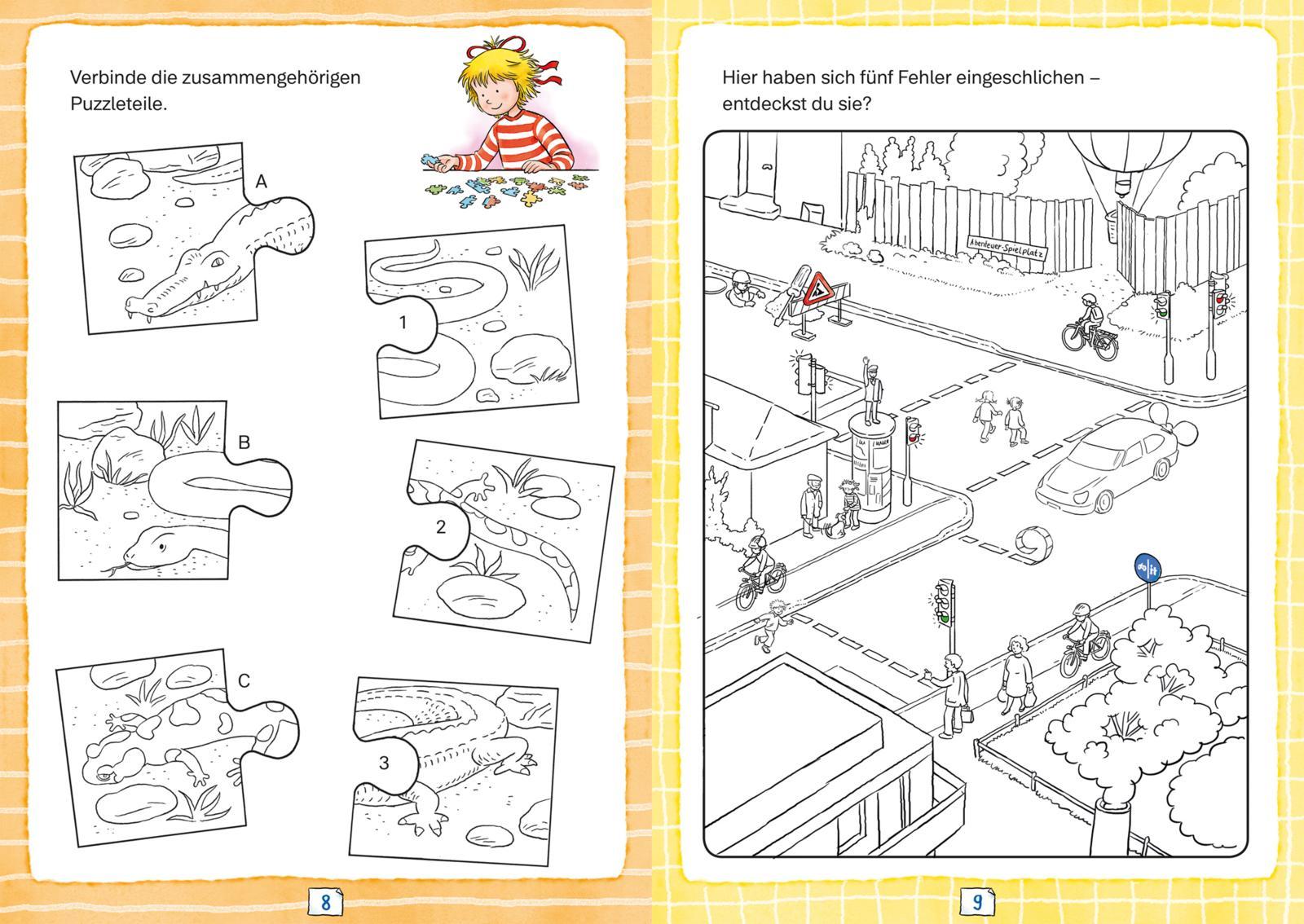 Beispielinhalt (Bild) Aufgepasst! Konzentrationsspiele