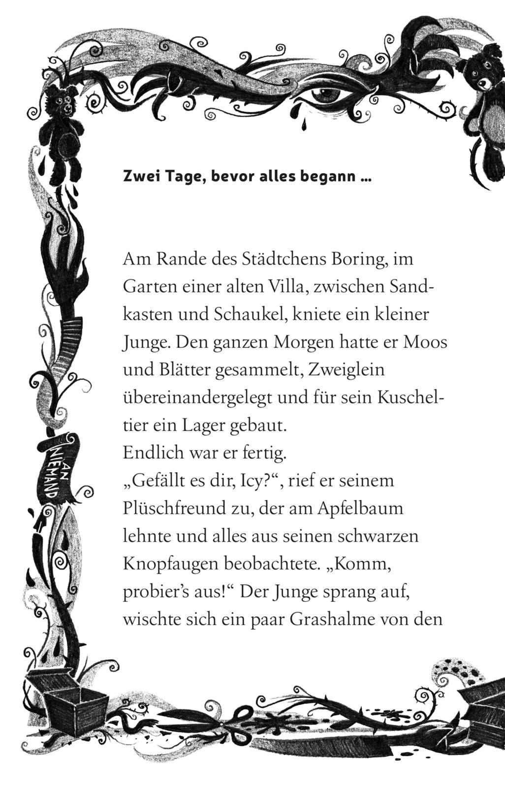 Beispielinhalt (Bild) Bitte nicht öffnen 1: Bissig!
