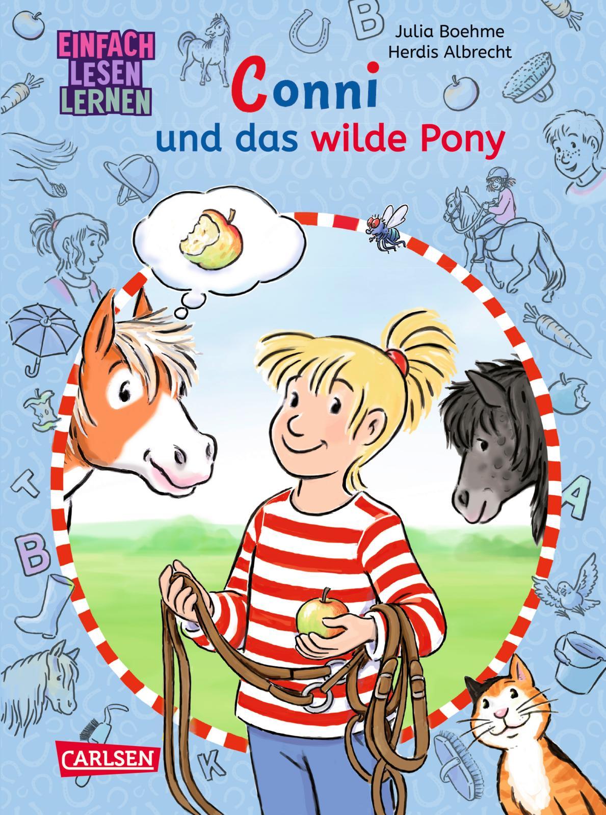 Vorderes Coverbild Lesespaß mit Conni: Conni und das wilde Pony (Zum Lesenlernen)