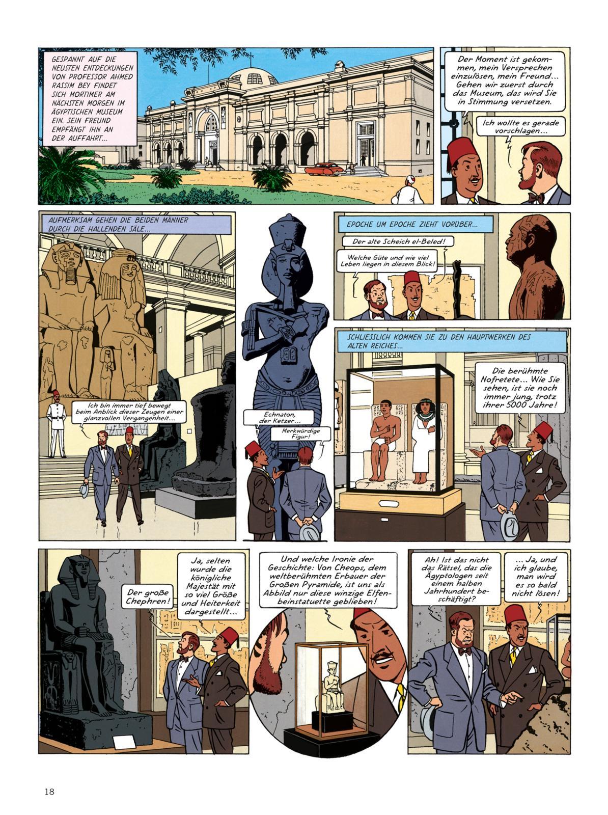 Beispielinhalt (Bild) Blake und Mortimer Bibliothek 2: Das Geheimnis der großen Pyramide