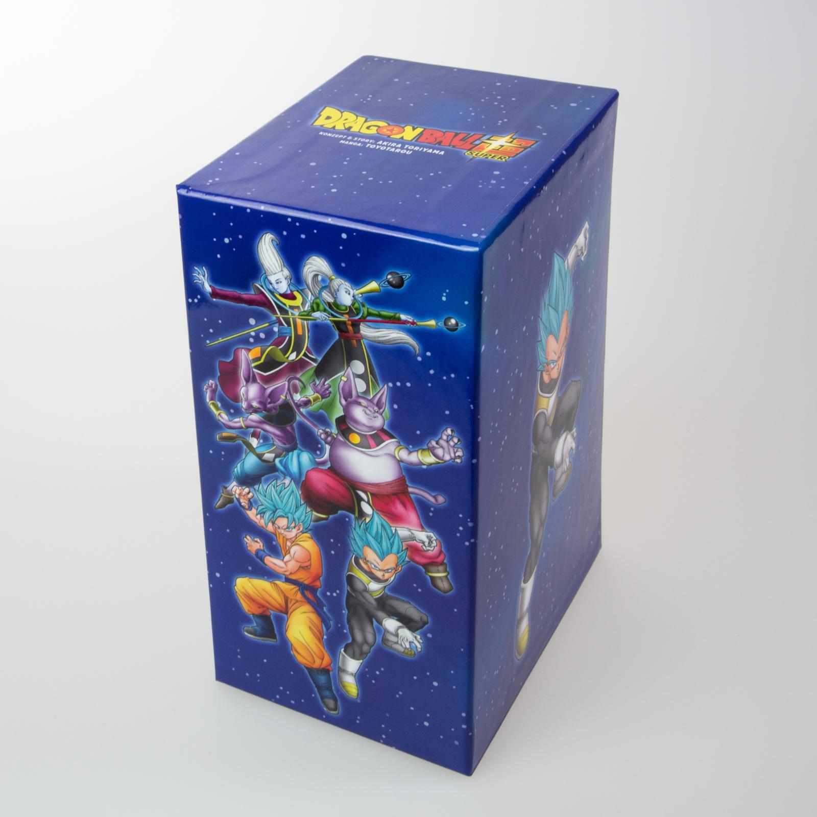 Beispielinhalt (Bild) Dragon Ball Super Bände 1-5 im Sammelschuber mit Extra