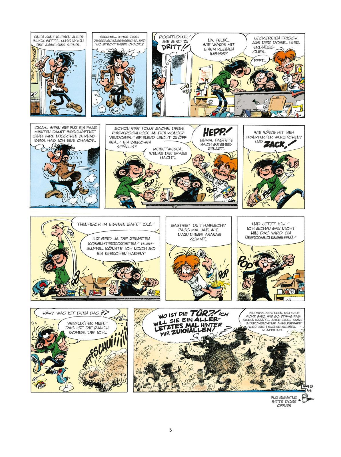 Beispielinhalt (Bild) Gaston Neuedition 17: Kindsköpfe