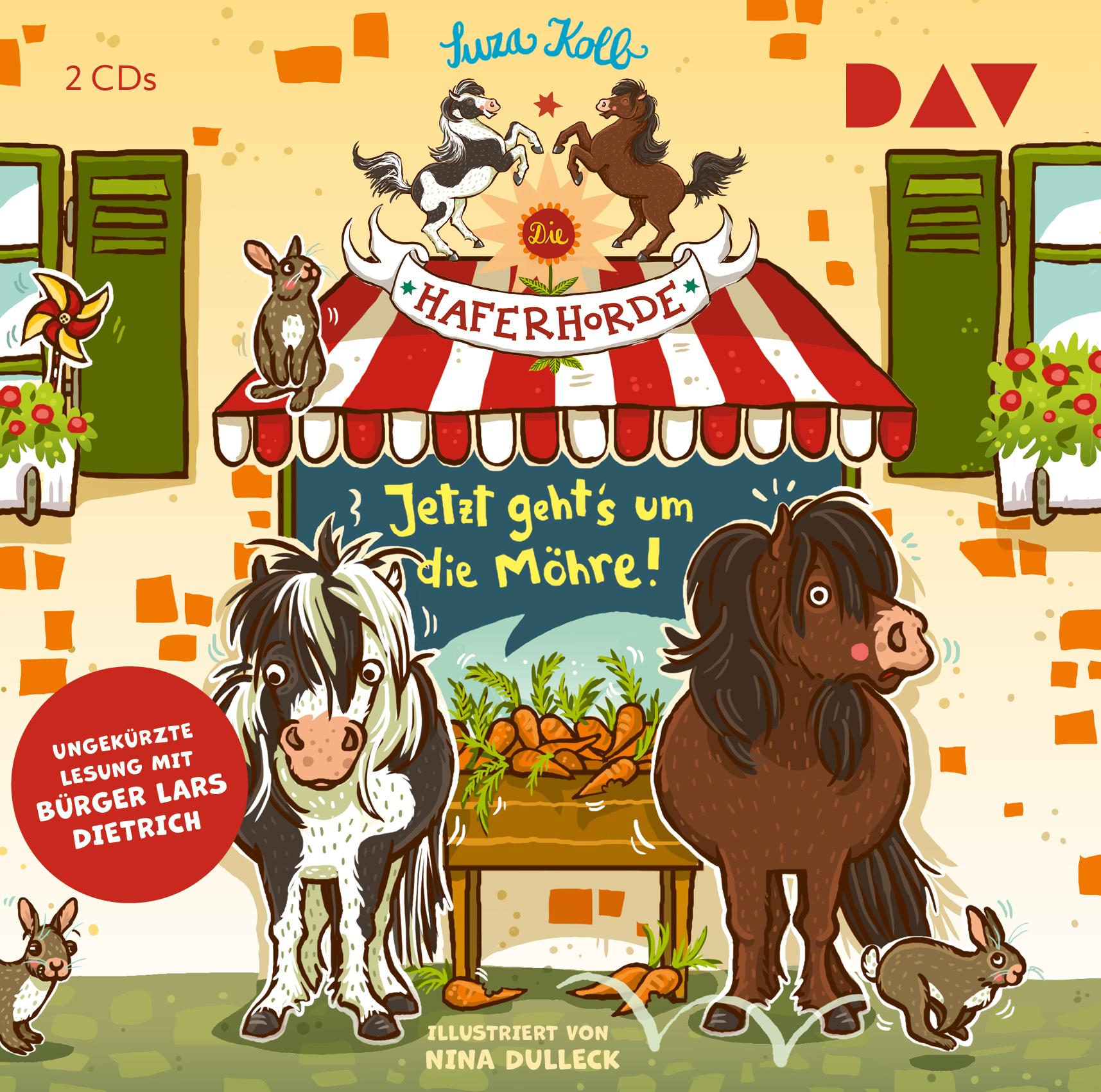Vorderes Coverbild Die Haferhorde 12: Jetzt geht's um die Möhre!
