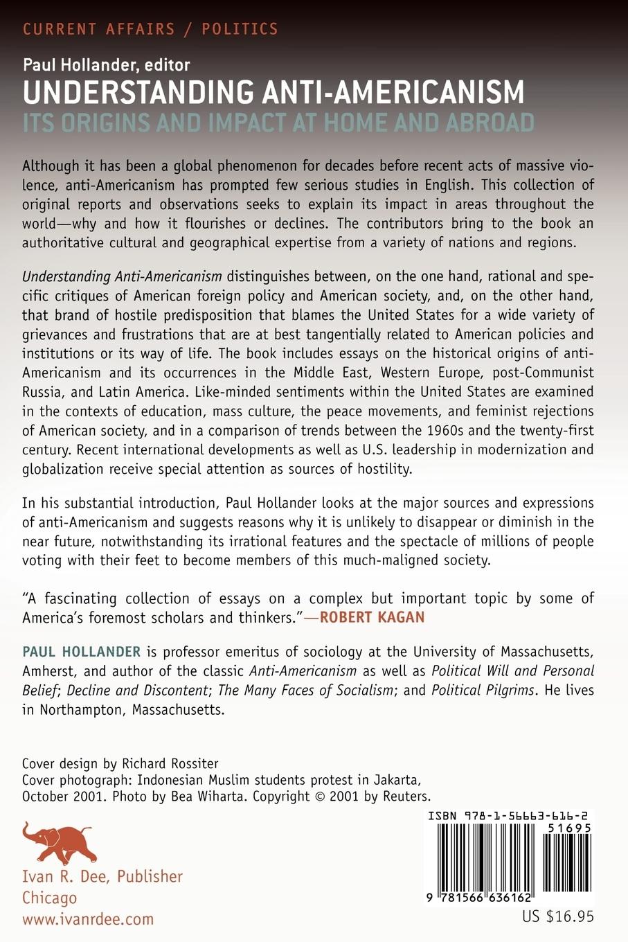 Rückseitencover Understanding Anti-Americanism