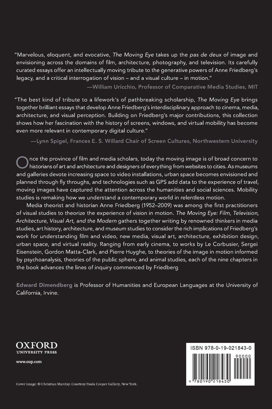 Rückseitencover The Moving Eye