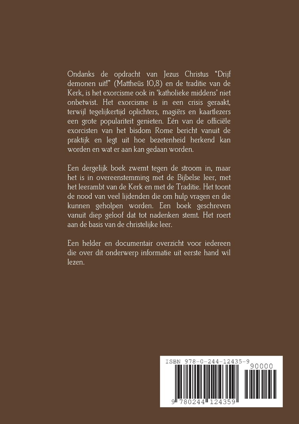 Rückseitencover Een exorcist vertelt