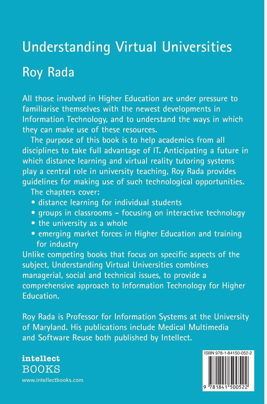 Rückseitencover Understanding Virtual Universities