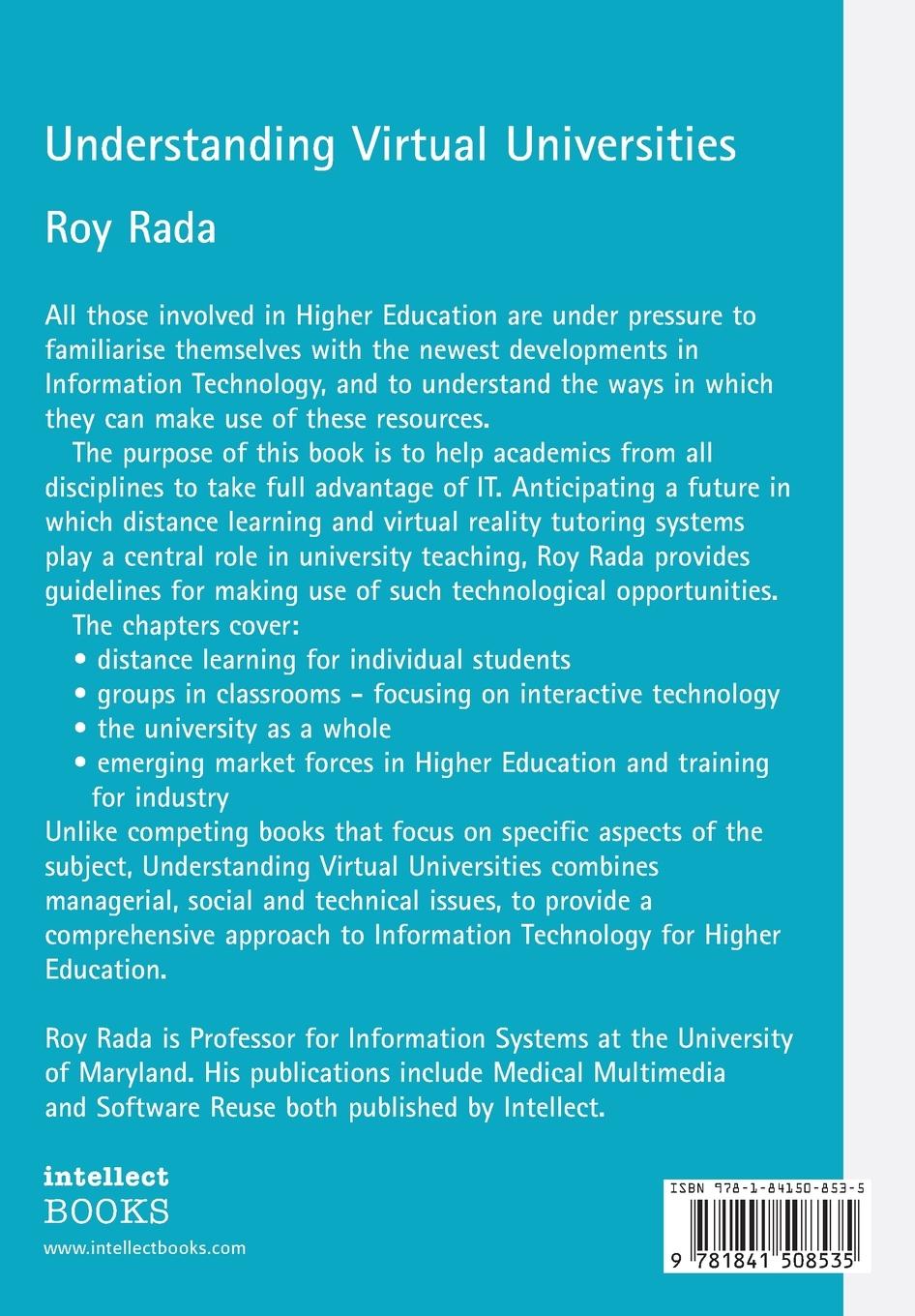 Rückseitencover Understanding Virtual Universities