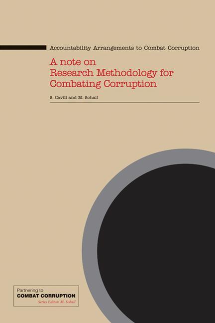 Vorderes Coverbild Accountability Arrangements to Combat Corruption: A Note on Research Methodology for Combating Corruption
