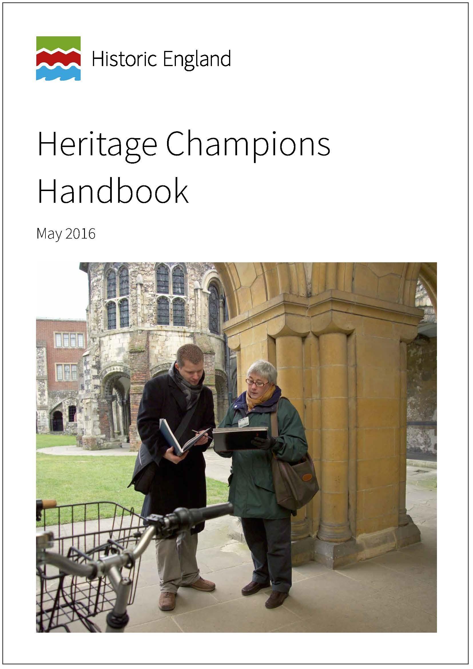 Vorderes Coverbild Heritage Champions Handbook