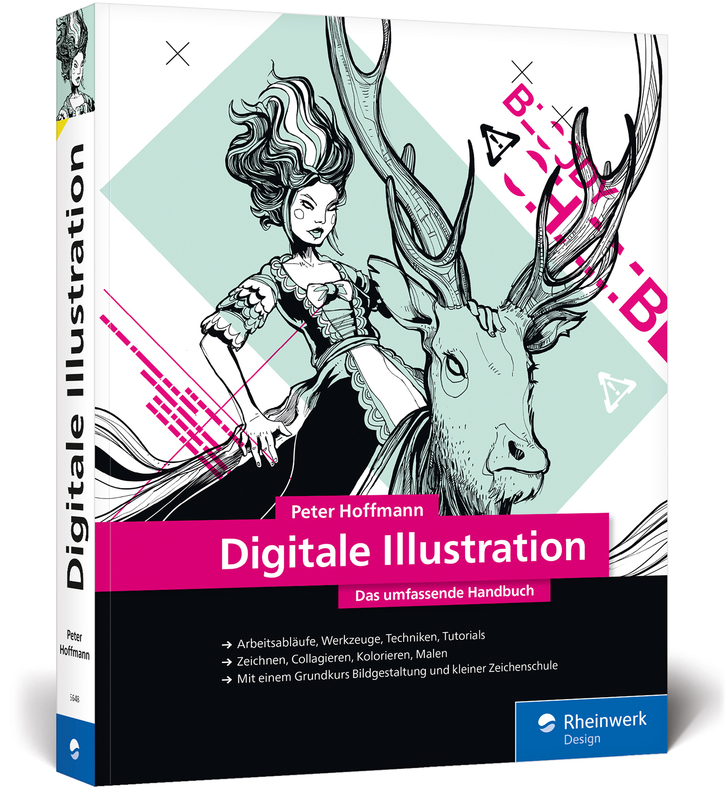 Vorderes Coverbild Digitale Illustration