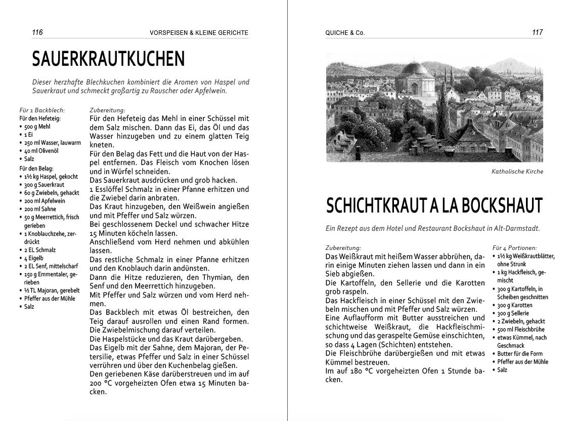 Beispielinhalt (Bild) Darmstädter Kochbuch