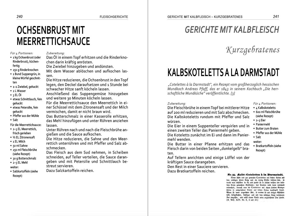 Beispielinhalt (Bild) Darmstädter Kochbuch