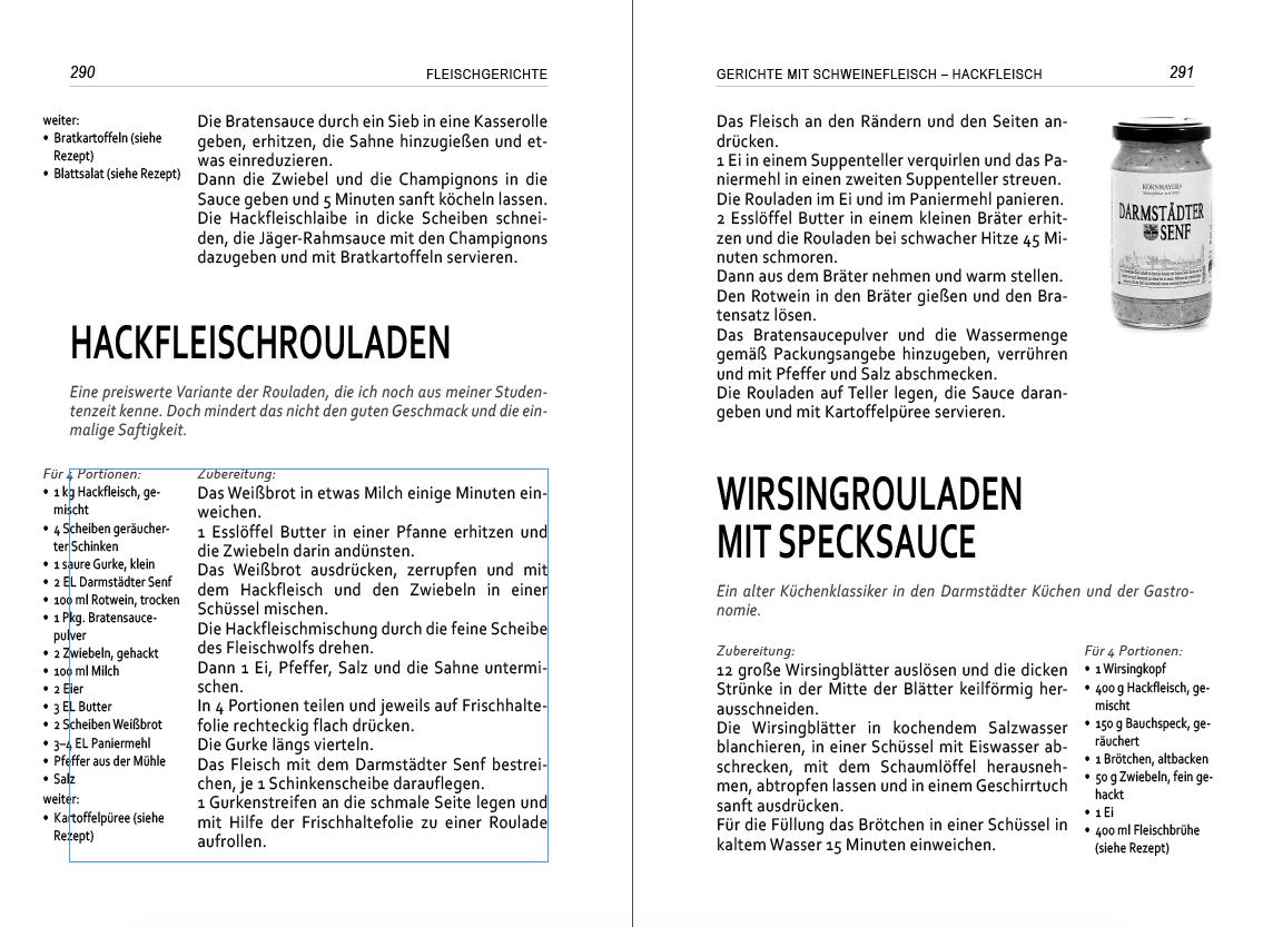 Beispielinhalt (Bild) Darmstädter Kochbuch