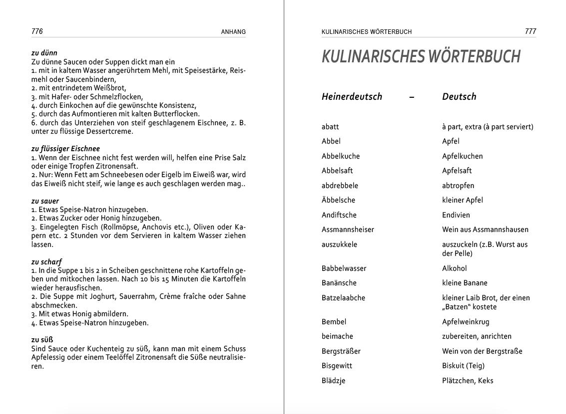 Beispielinhalt (Bild) Darmstädter Kochbuch
