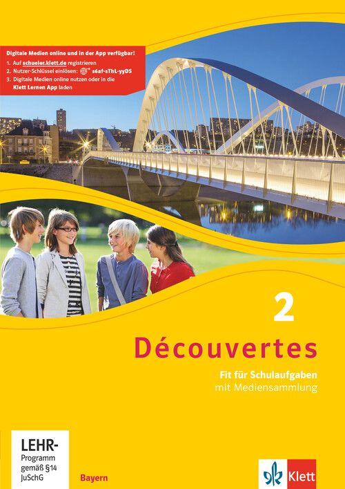 Vorderes Coverbild Découvertes 2. Ausgabe Bayern. Fit für Schulaufgaben. Arbeitsheft mit Lösungen und Mediensammlung 2. Lernjahr