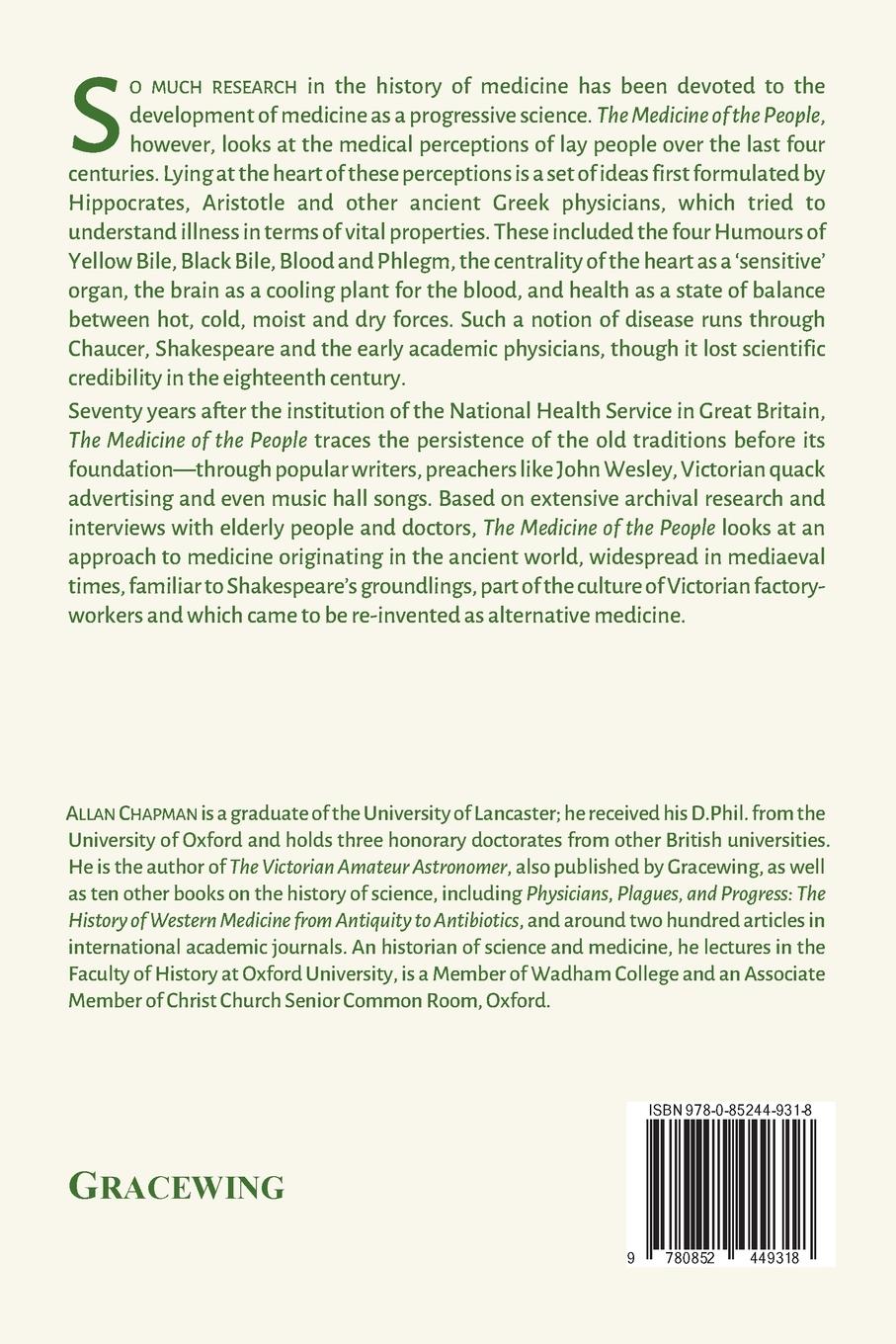 Rückseitencover The Medicine of the People