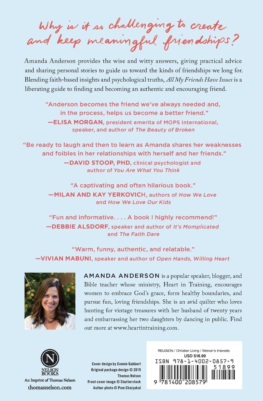 Rückseitencover All My Friends Have Issues