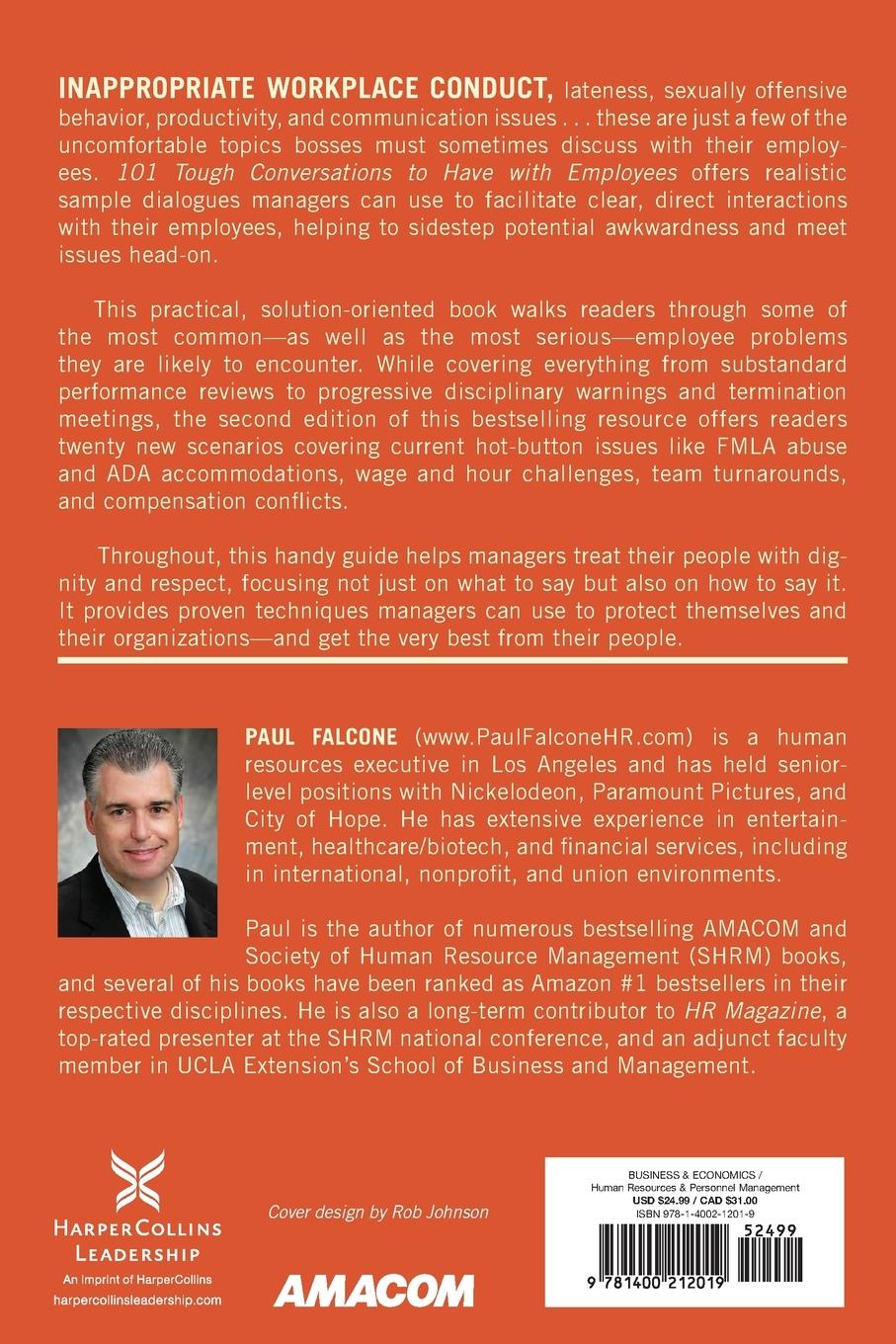 Rückseitencover The 101 Tough Conversations to Have with Employees