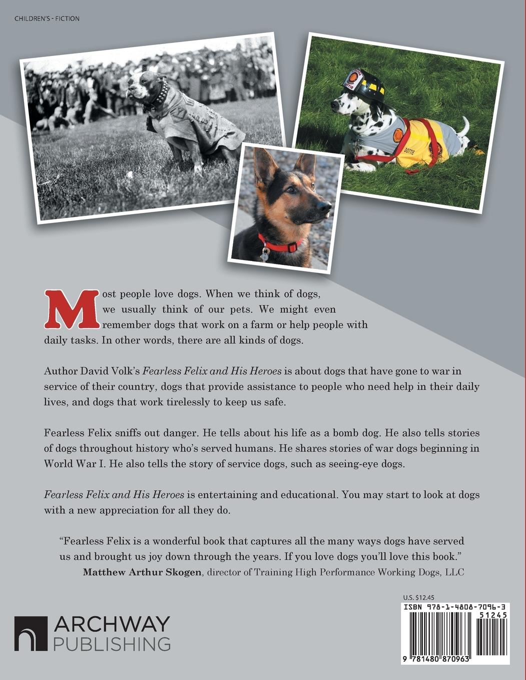 Rückseitencover Fearless Felix and His Heroes