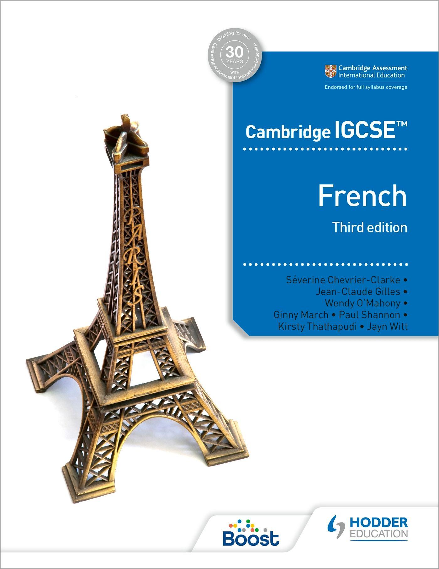 Vorderes Coverbild Cambridge IGCSE(TM) French Student Book