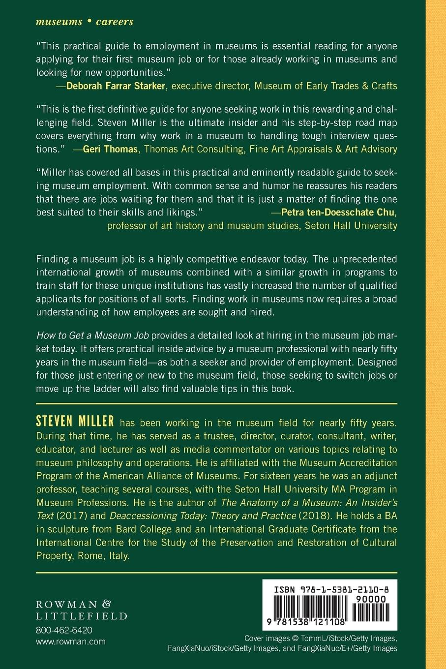 Rückseitencover How to Get a Museum Job