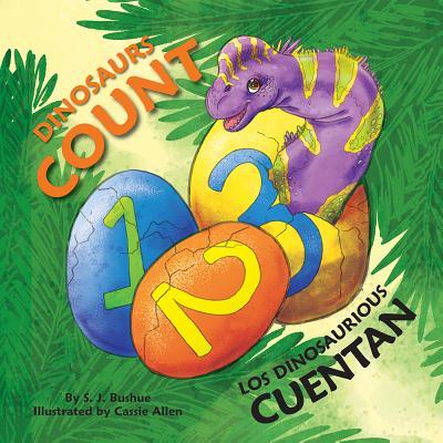 Vorderes Coverbild Dinosaurs Count (Spanish/English)