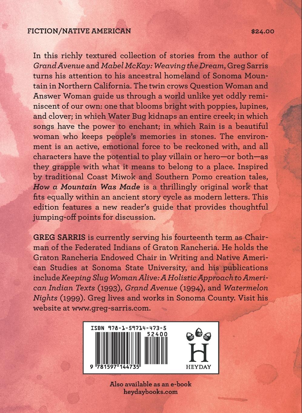 Rückseitencover How a Mountain Was Made