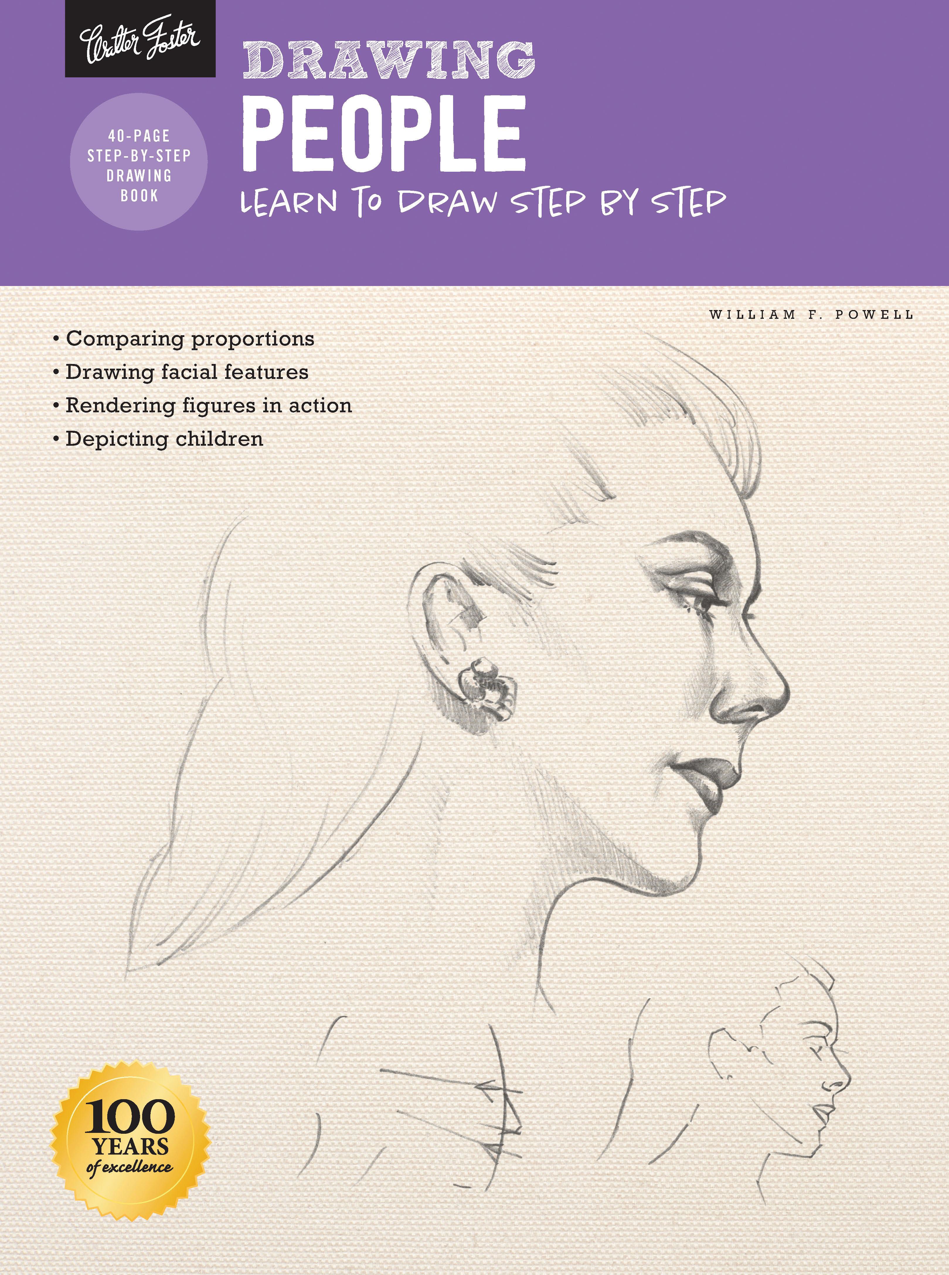 Vorderes Coverbild Drawing: People with William F. Powell: Learn to Draw Step by Step