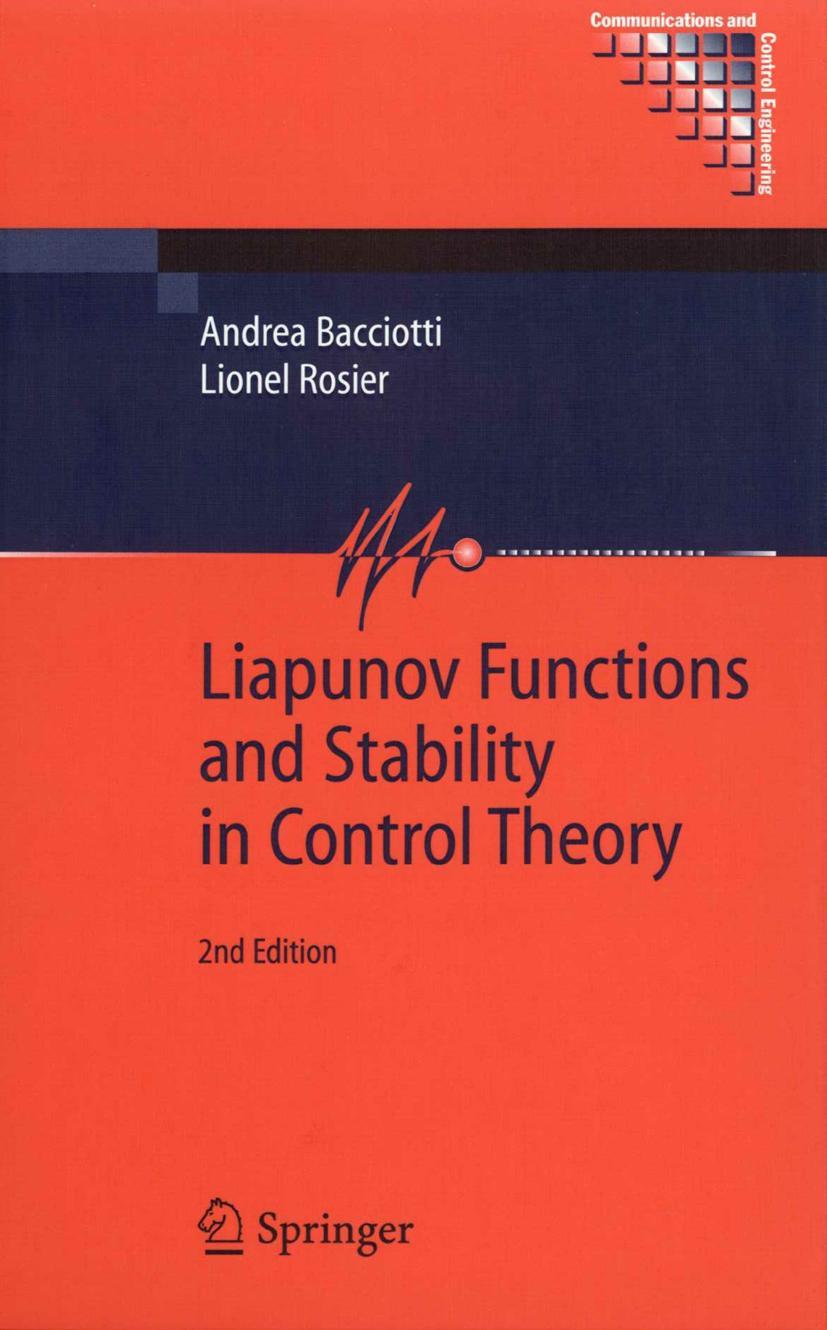 Vorderes Coverbild Liapunov Functions and Stability in Control Theory