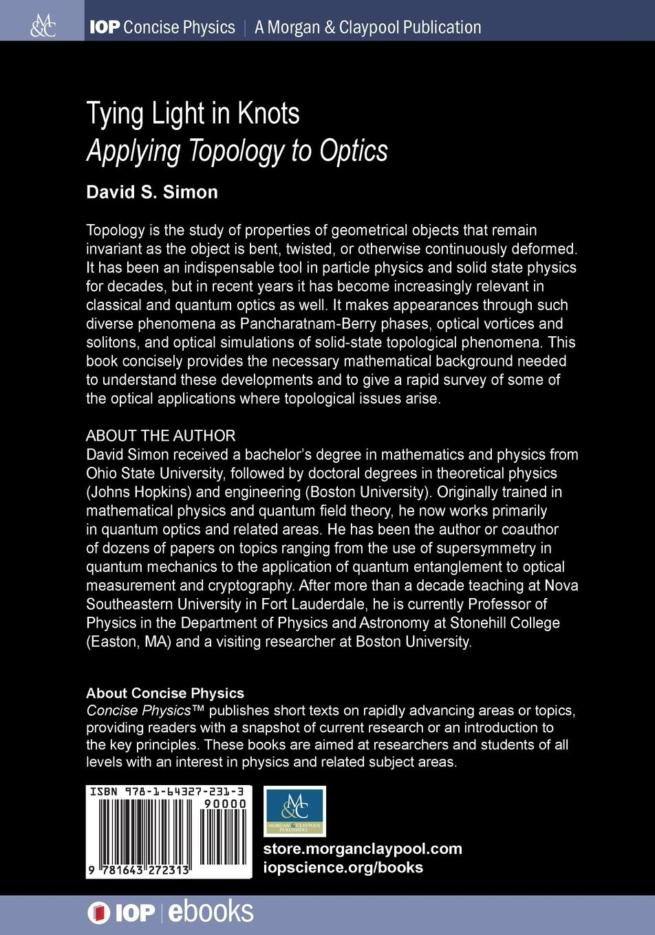 Rückseitencover Tying Light in Knots