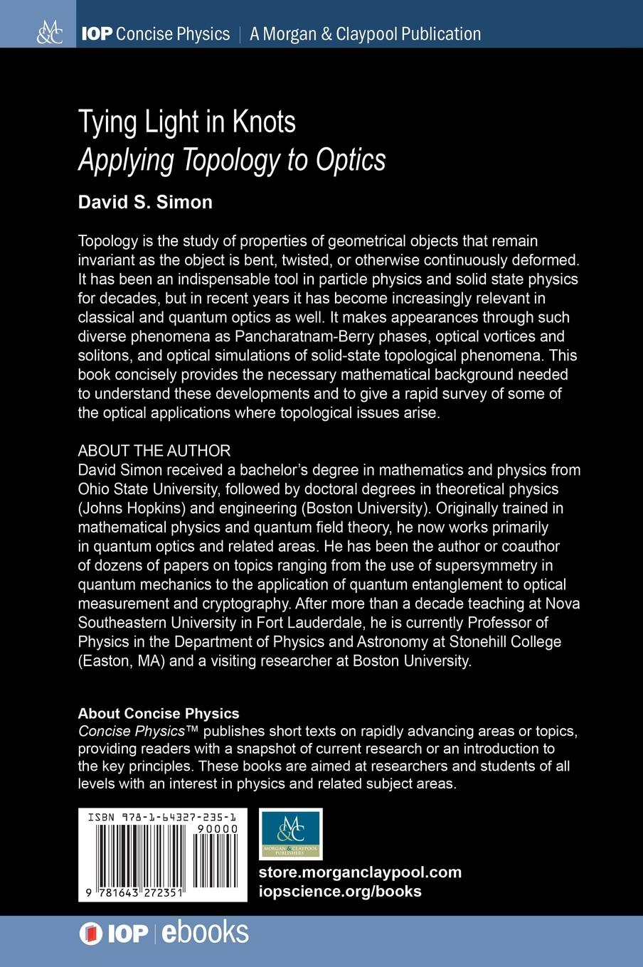 Rückseitencover Tying Light in Knots