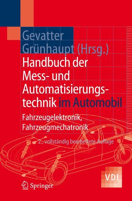 Vorderes Coverbild Handbuch der Mess- und Automatisierungstechnik im Automobil