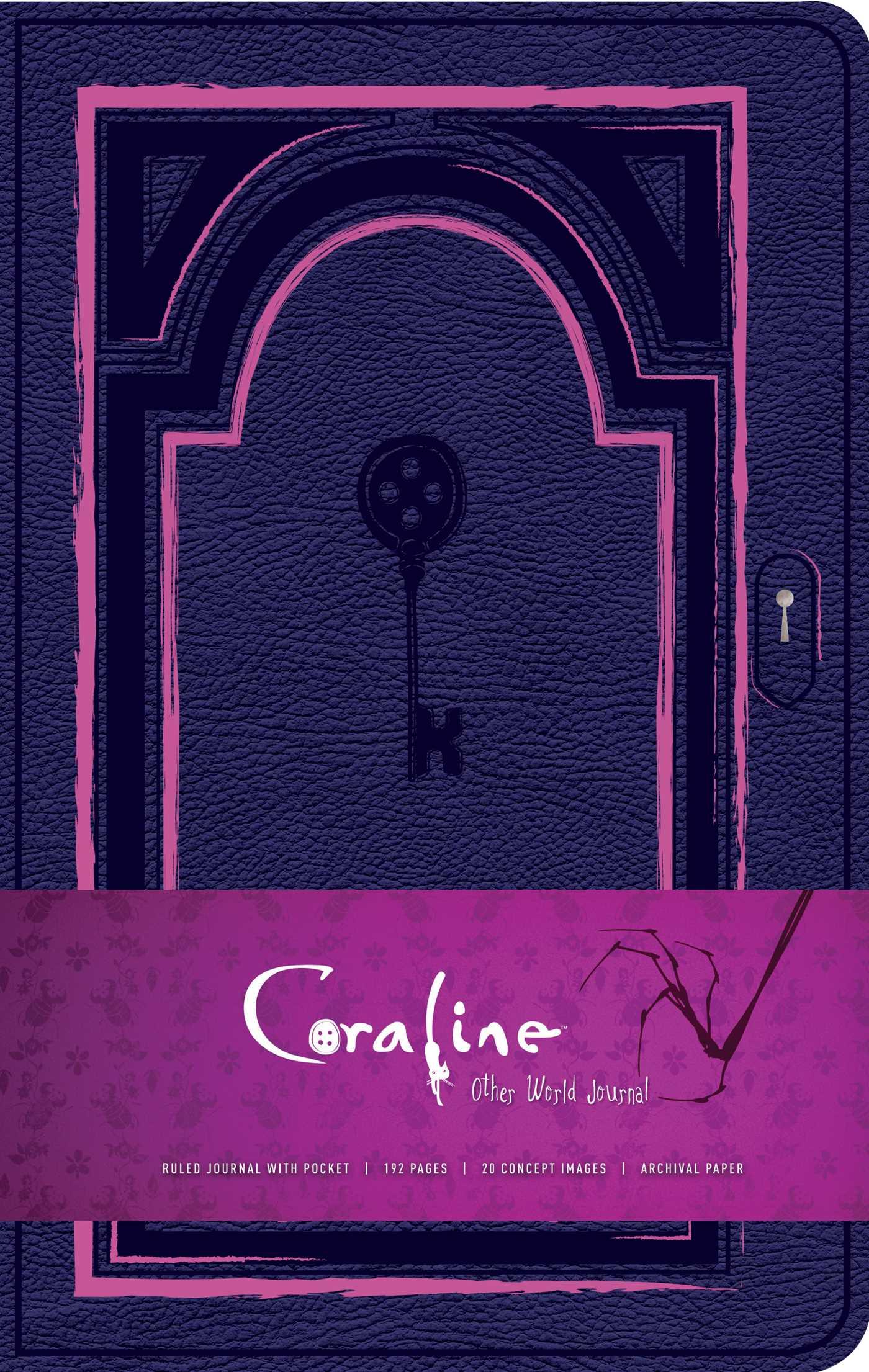 Vorderes Coverbild Coraline Hardcover Ruled Journal