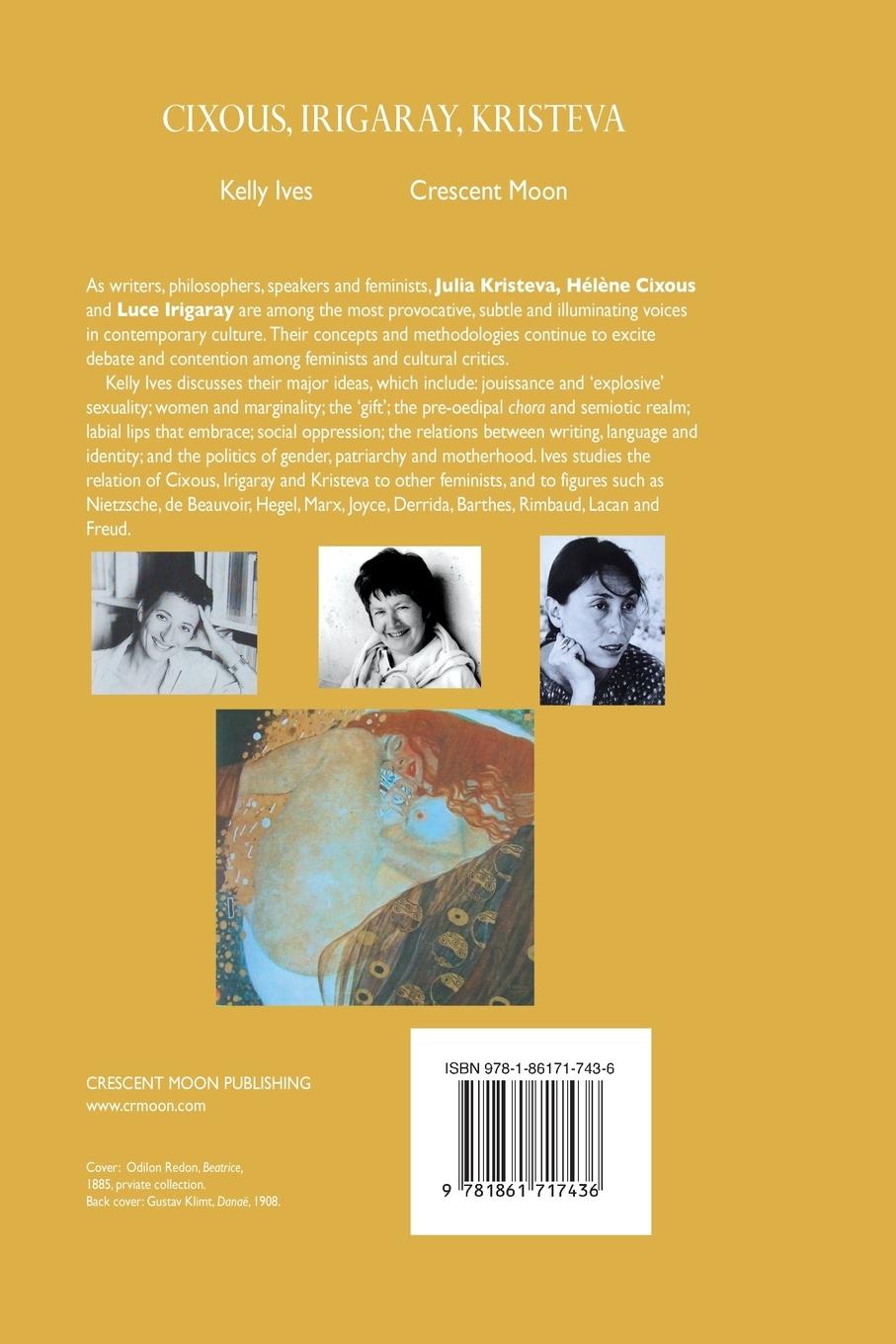 Rückseitencover CIXOUS, IRIGARAY, KRISTEVA