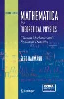 Beispielinhalt (Bild) Mathematica for Theoretical Physics