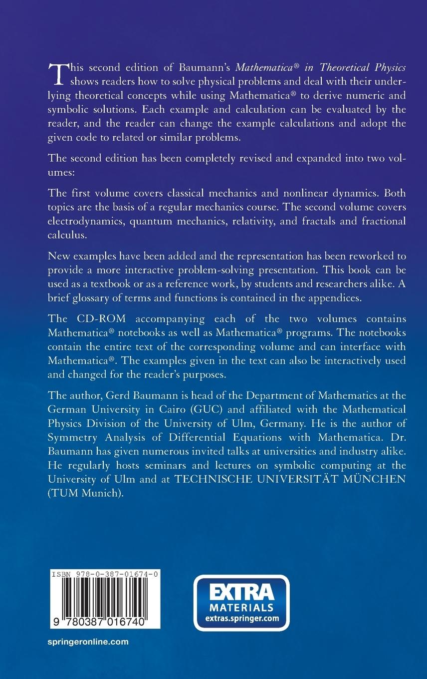 Rückseitencover Mathematica for Theoretical Physics
